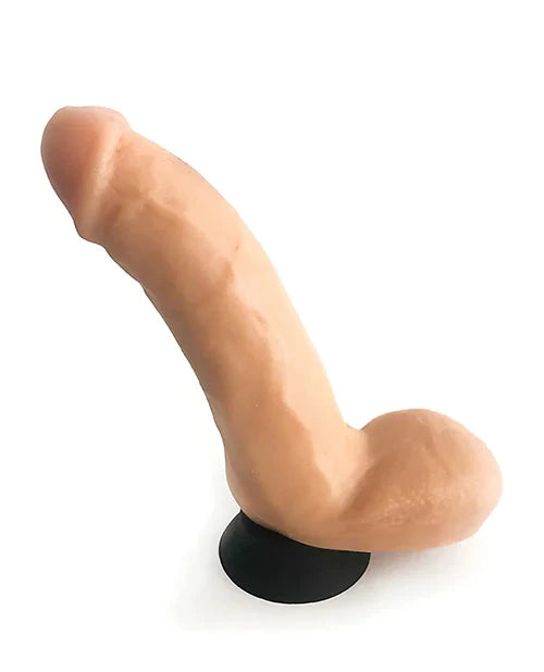 Rascal Jocks 7.5" Silicone Dildo with Handle & Suction Cup