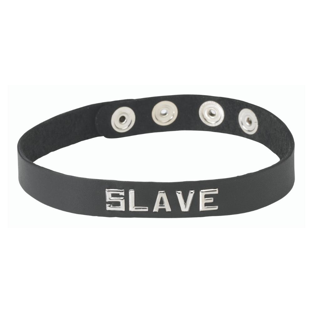 Spartacus Word Band Collar SLAVE