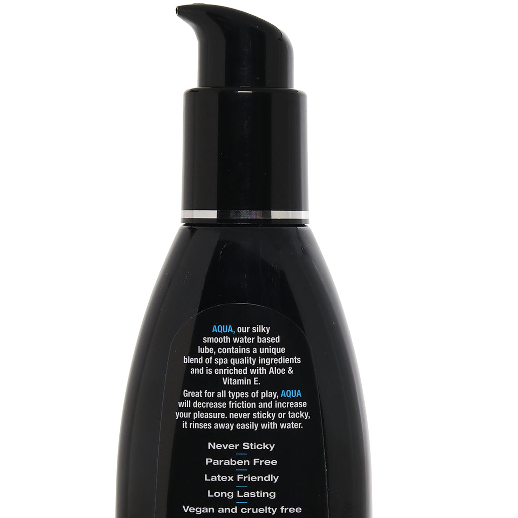 Aqua Fragrance Free Water Based Lube in 8.5oz/250ml