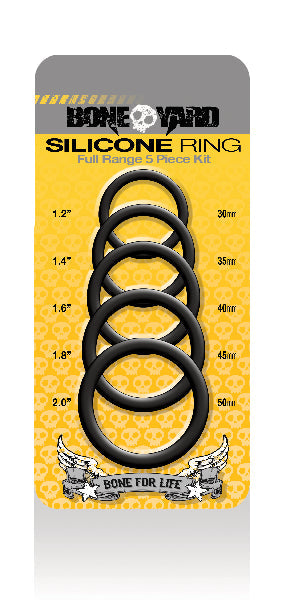 Boneyard Silicone Ring 5 Pcs Kit