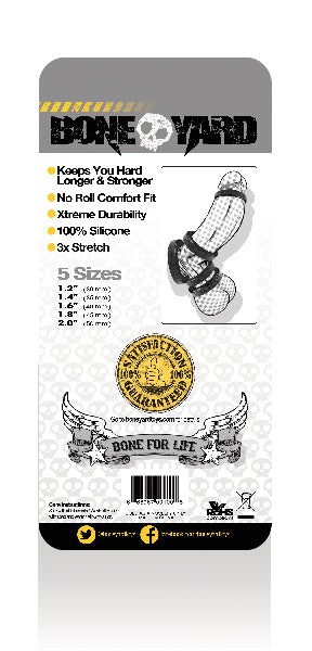 Boneyard Silicone Ring 5 Pcs Kit