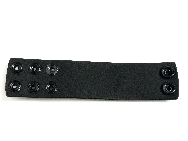 Boneyard 1.5inch Silicone Ball Strap - 3 Snap - Black