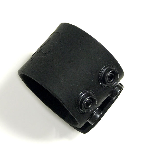 Boneyard 1.5inch Silicone Ball Strap - 3 Snap - Black