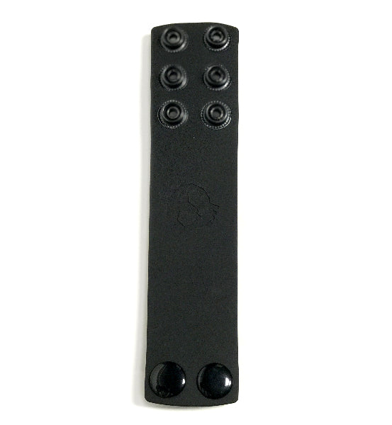 Boneyard 1.5inch Silicone Ball Strap - 3 Snap - Black