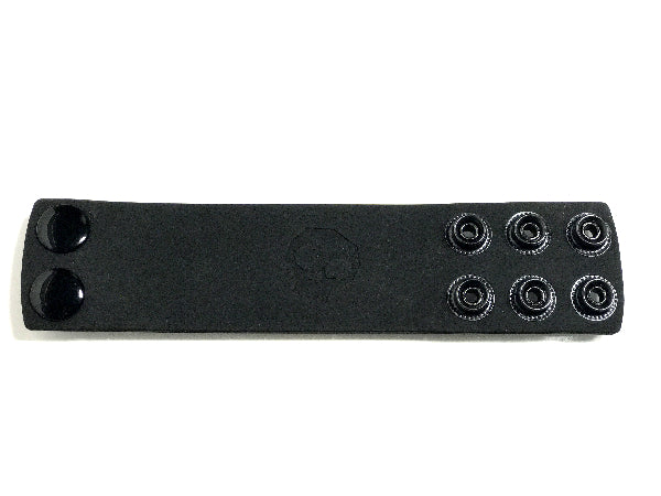 Boneyard 1.5inch Silicone Ball Strap - 3 Snap - Black