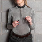 1.5" Inch Black Leather Collar With Nipple Clamps