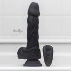 Naked Addiction Demon Noir - 8.6" Thrusting & Vibrating Dildo