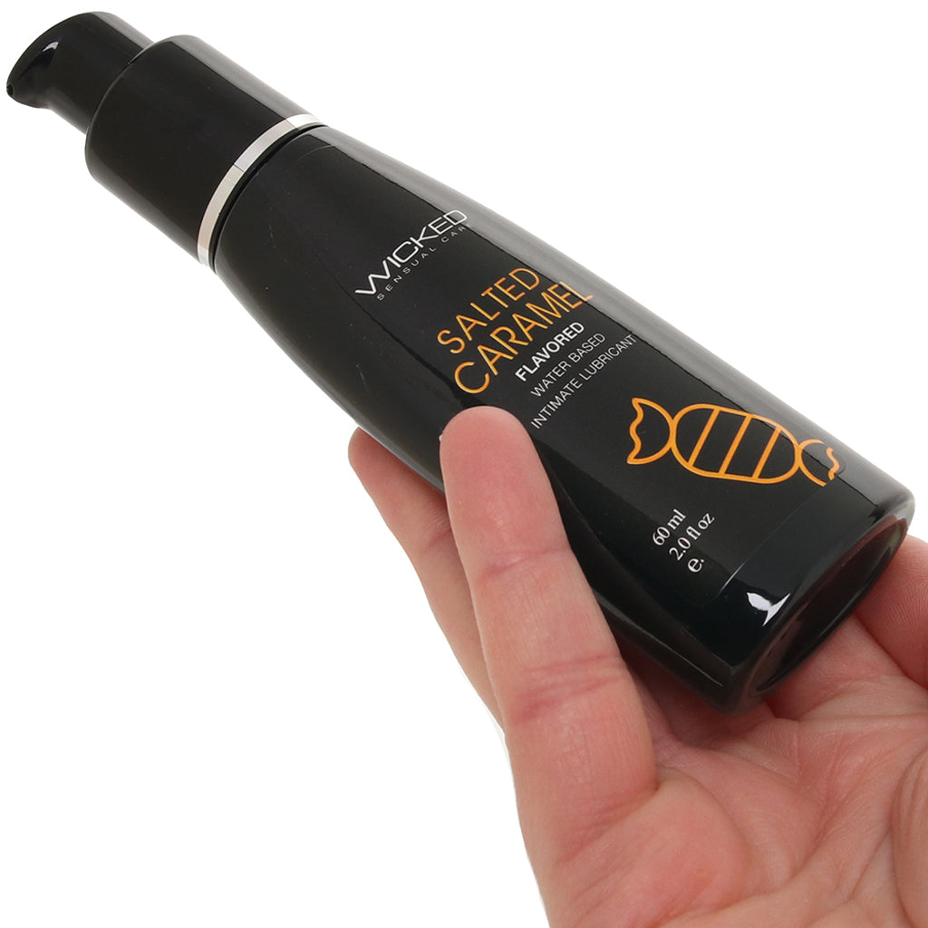 Aqua Flavored Lube 2oz/60ml in Salted Caramel