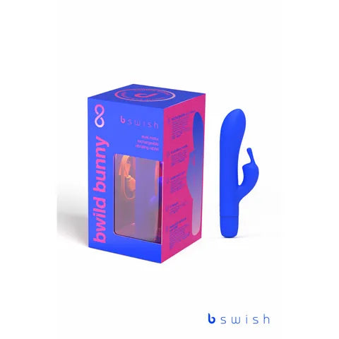 Bwild Classic Bunny Infinite Limited Edition Pacific Blue 15.2 cm USB Rechargeable Rabbit Vibrator