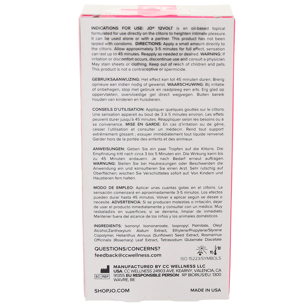 12 Volt Clitoral Stimulant in .34oz/10ml