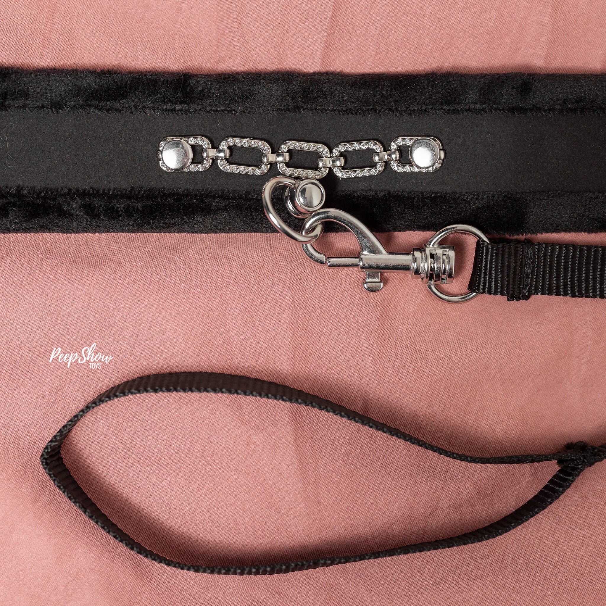 Punishment Crystal Collar and Leash