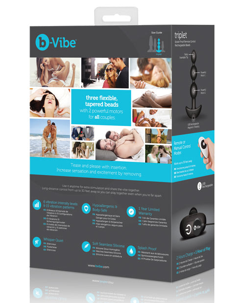b-Vibe Triplet Anal Beads