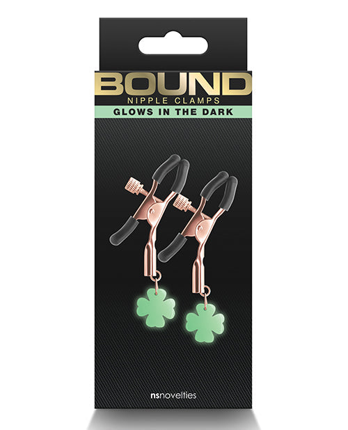 Bound Nipple Clamps - Rose Gold