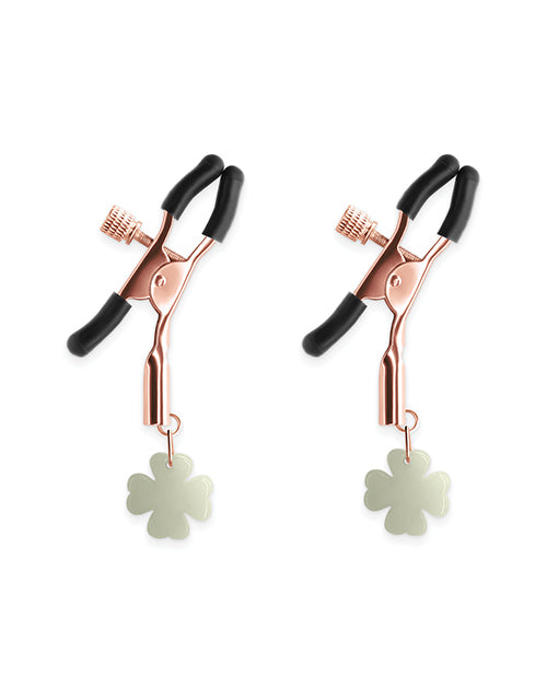 Bound Nipple Clamps - Rose Gold