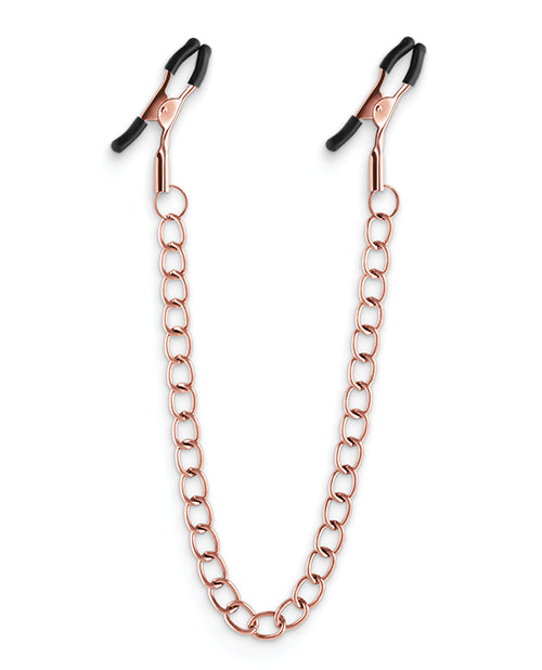 Bound Nipple Clamps - Rose Gold