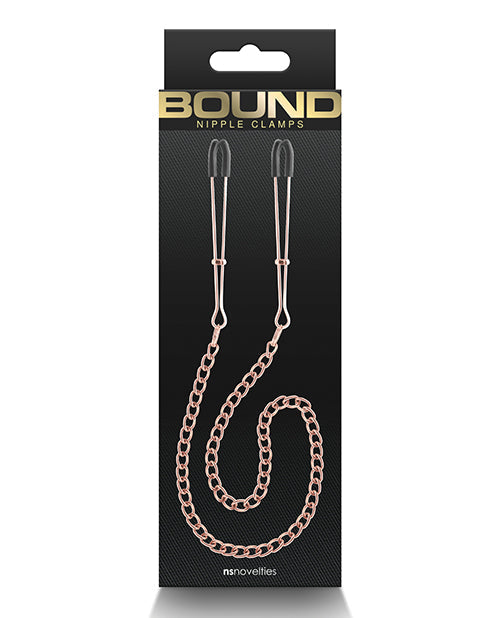 Bound Nipple Clamps - Rose Gold