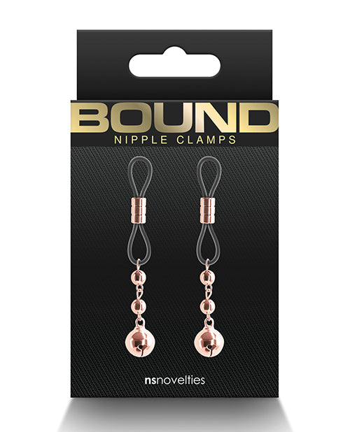 Bound Nipple Clamps - Rose Gold