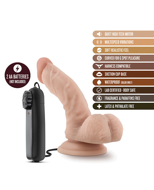 Blush Dr. Skin Dr. Rob 6"" Cock