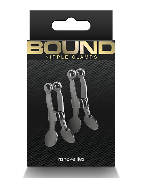 Bound Nipple Clamps - Gunmetal