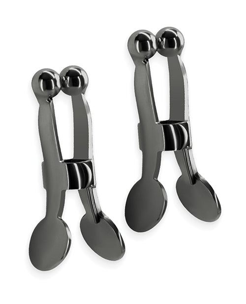 Bound Nipple Clamps - Gunmetal