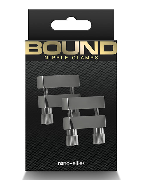 Bound Nipple Clamps - Gunmetal