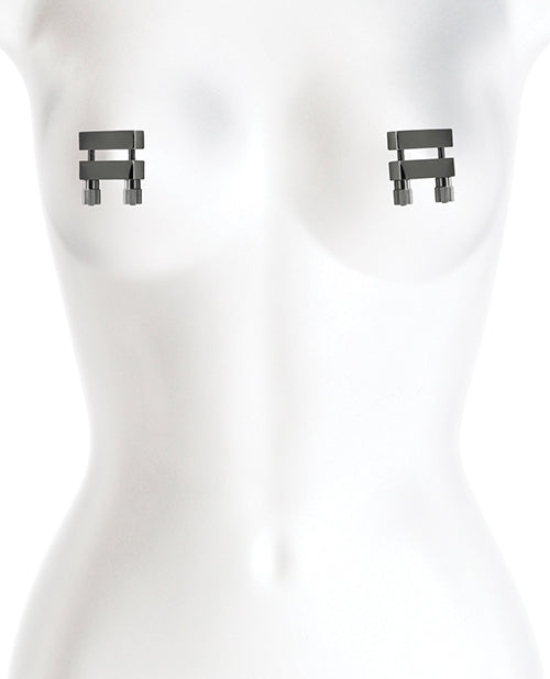 Bound Nipple Clamps - Gunmetal
