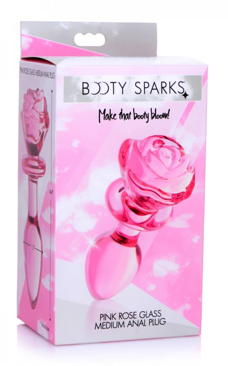 Booty Sparks Pink Glass Rose