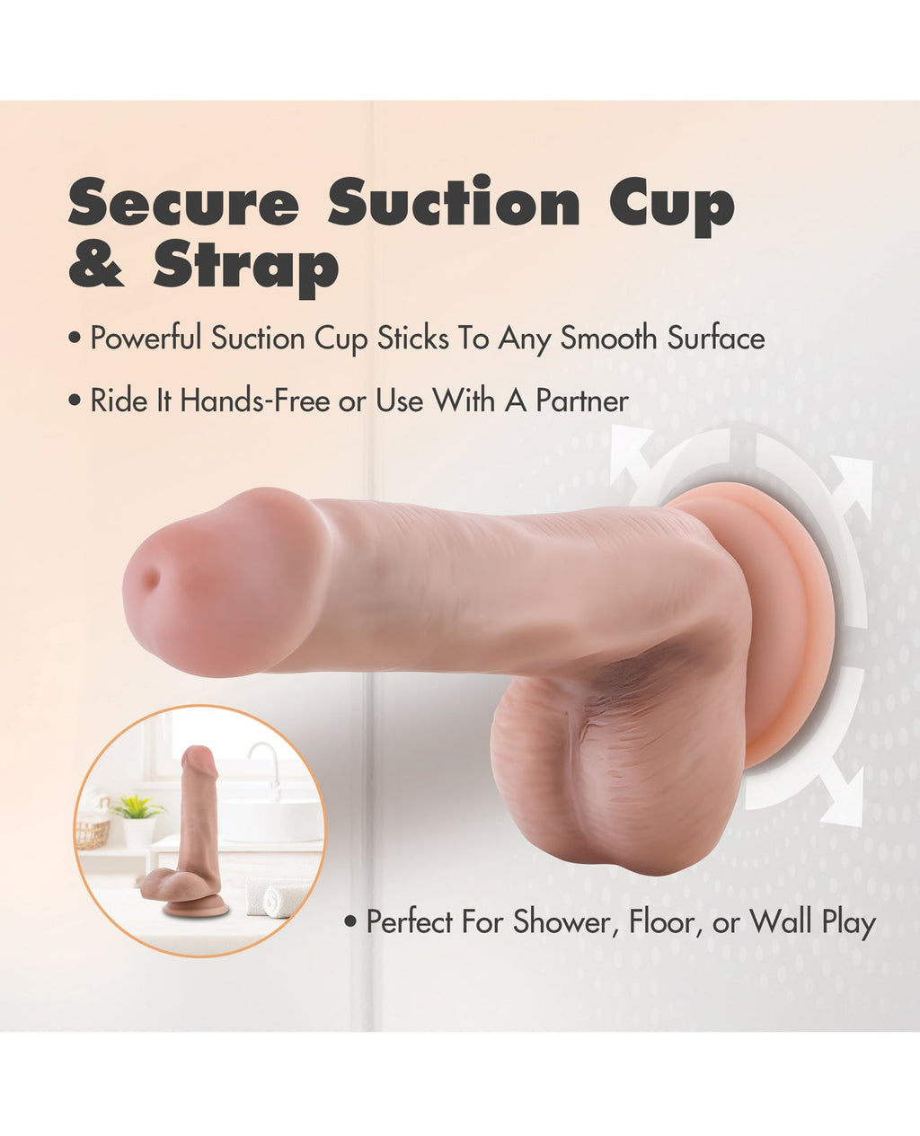 Blush Dr. Skin Plus 6" Posable Dildo With Balls
