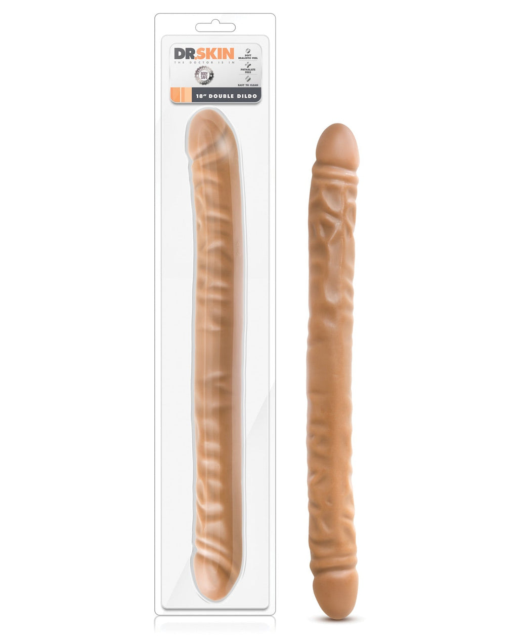Blush Dr. Skin 18" Double Dildo