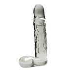 Blown Large Realistic Glass Dildo