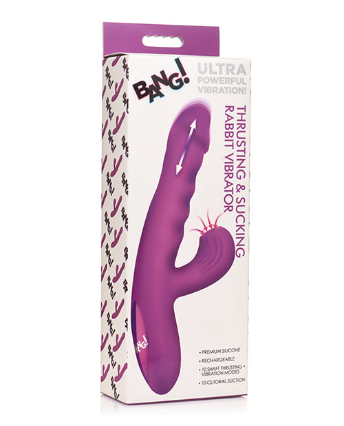 Bang! Thrusting & Sucking Rabbit Vibrator