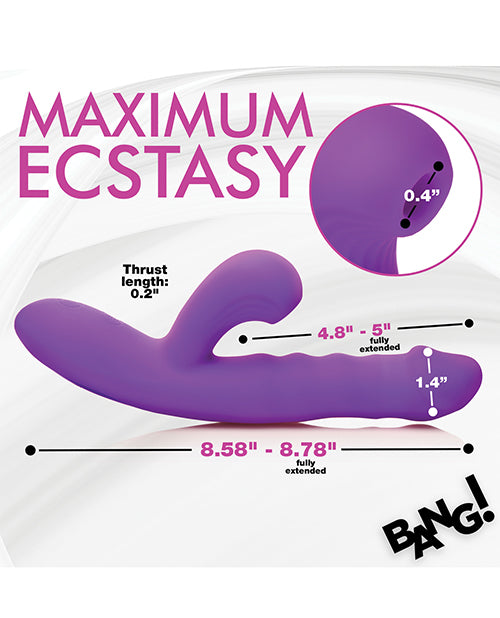 Bang! Thrusting & Sucking Rabbit Vibrator