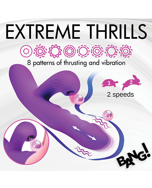 Bang! Thrusting & Sucking Rabbit Vibrator