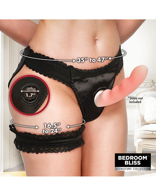 Bedroom Bliss Jolie Strap-On Panty Harness & Garter
