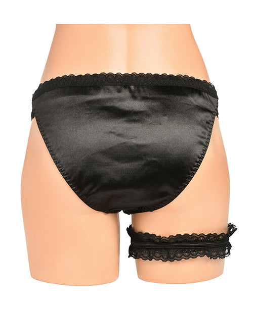 Bedroom Bliss Jolie Strap-On Panty Harness & Garter