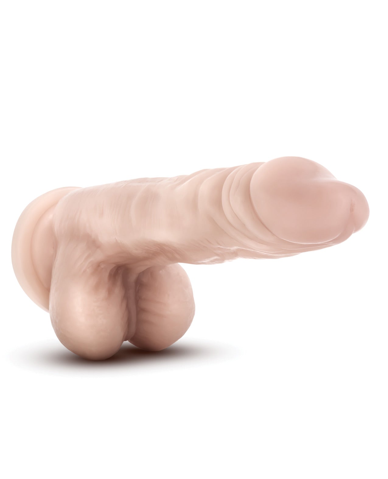 Blush Dr. Skin Stud Muffin 8.5" Dong with Suction Cup