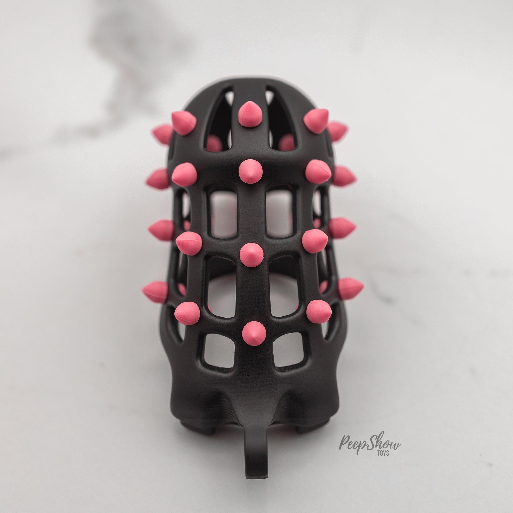 FlexiSpike by CellMate™ Chastity Cage with Reversible Silicone Spikes
