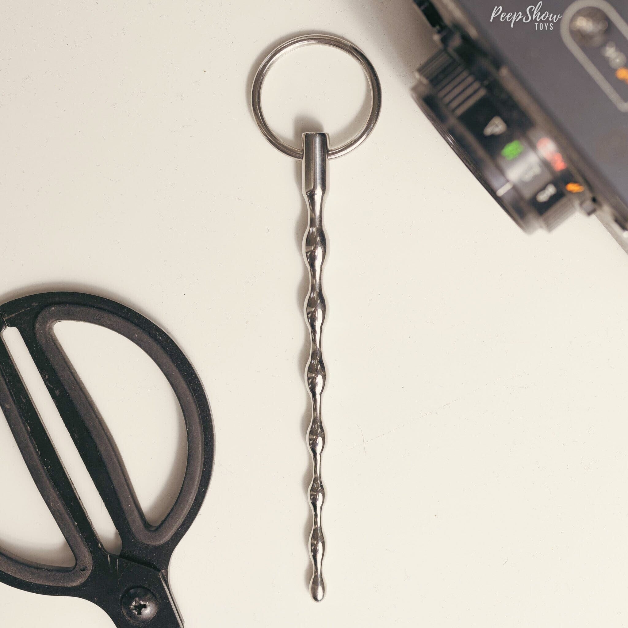 Ribbed Urethral Sound, 4.25-Inch Stainless Steel
