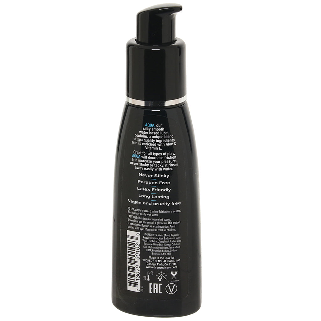 Aqua Fragrance Free Water Based Lube 2oz/60ml