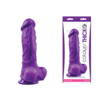 Colours Pleasures Thick 8" Silicone Dildo