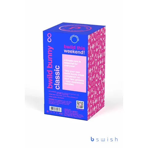 Bwild Classic Bunny Infinite Limited Edition Pacific Blue 15.2 cm USB Rechargeable Rabbit Vibrator