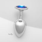 Rosebuds Stainless Steel Butt Plug - Heliotrope - 2 Sizes