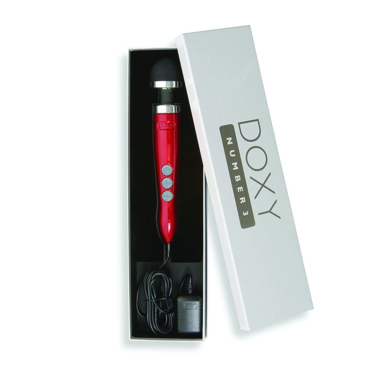 Doxy Number 3 Brushed Finish Wand Massager