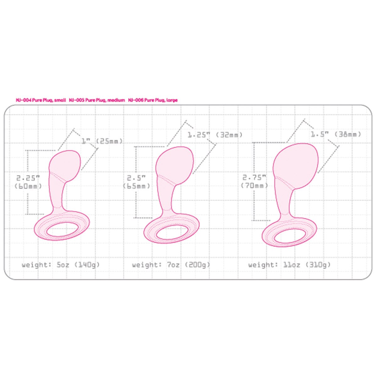 Njoy Pure Plug Stainless Steel Butt Plug