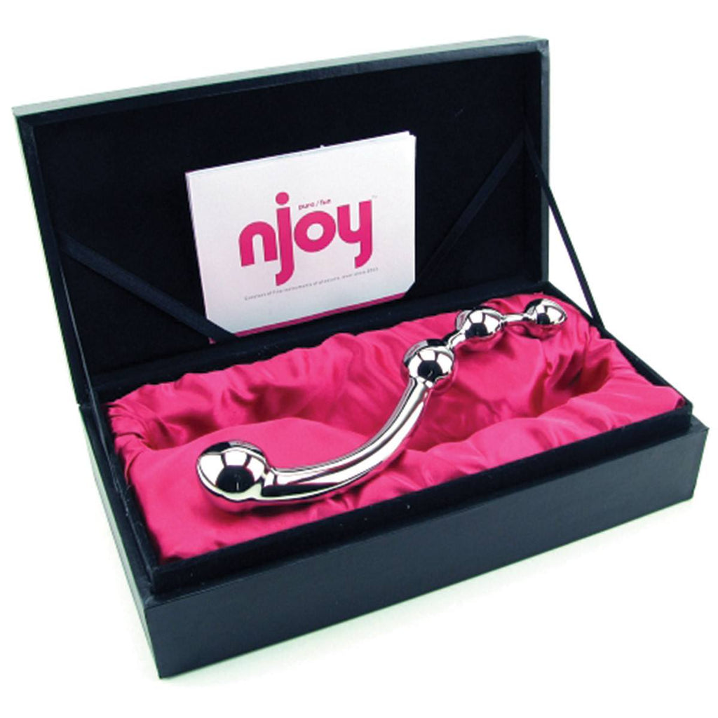 Njoy Fun Wand Double Ended Steel Dildo