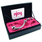 Njoy Fun Wand Double Ended Steel Dildo