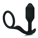 b-Vibe Snug and Tug Weighted Butt Plug + Cock Ring