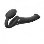 Strap-On-Me Vibrating Bendable Strap-On Dildo with Remote Control
