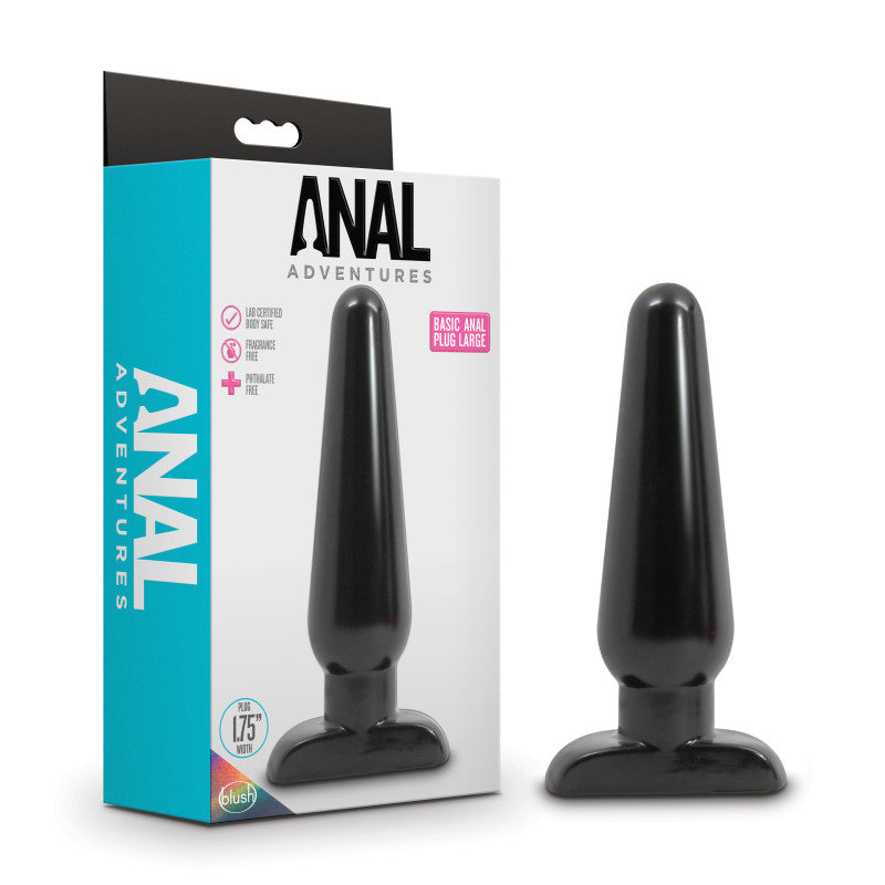 Anal Adventures Basic Large Anal Plug