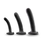 Blush Temptasia Twist Kit Silicone Suction Cup Dildos, Set of Three